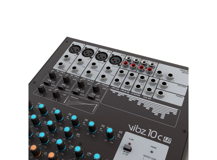 LD Systems VIBZ 10 C 10 ch. Mixing Console with Compressor 